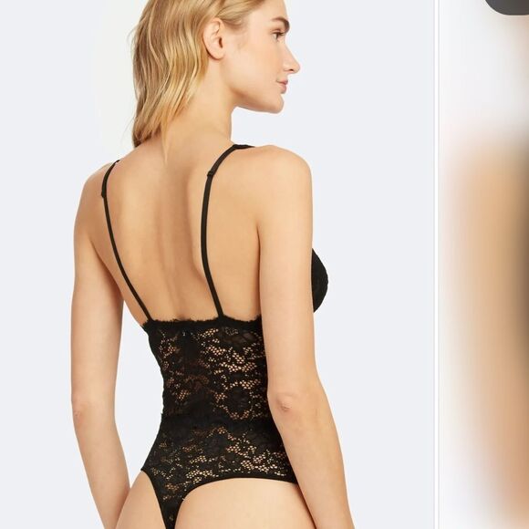 NWT Free People Cosabella Pret-A-Porter Teddy Black Small B-1351 - Picture 4 of 5